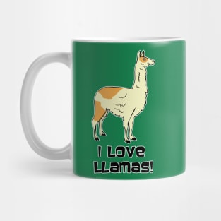 I Love Llamas! Mug